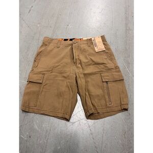 Denali Cargo Shorts Men's Acorn Brown Stretch Elastic Waist Utility - 32 NWT‎